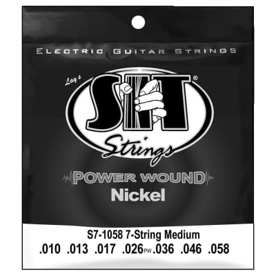 SIT Strings S71058 7-String Medium Power Wound Nickel .010-.058