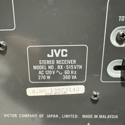 JVC RX-515V Receiver HiFi Stereo Vintage Audio Phono 5 Channel Audiophile Radio image 6