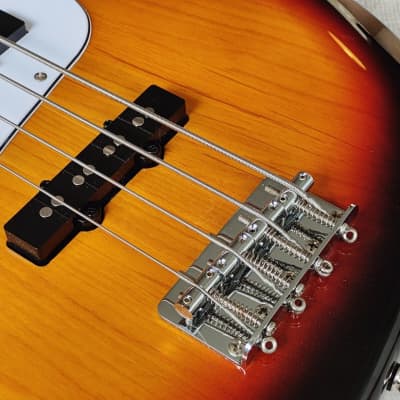 Bacchus Universe Series WJB-330 LH Left Handed Jazz Bass (Sunburst) image 3