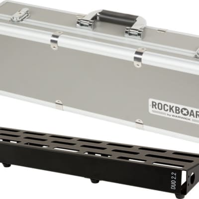 RockBoard DUO 2.2, 2.01' x 5.75 Pedalboard with Touring ABS Case