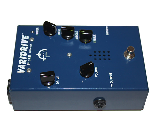 S.I.B. Varidrive 12ax7 Tube Overdrive Pedal in Blue | Reverb