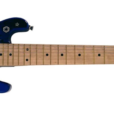 Fishbone Guitars ROCK  Mini Model STS-BLU-2 Shorty Travel Guitar Strat Style with Gig Bag + Strap image 2