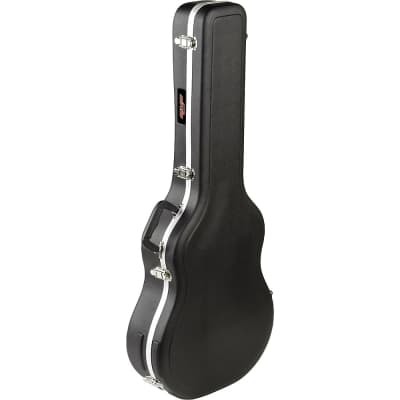 SKB SKB-3 Economy Thin-Line Acoustic-Electric/Classical Guitar Case Regular Black image 6
