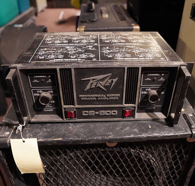 PEAVEY ピーヴィー CS-800 パワーアンプ 最大出力260W+260W s-l1200.png
