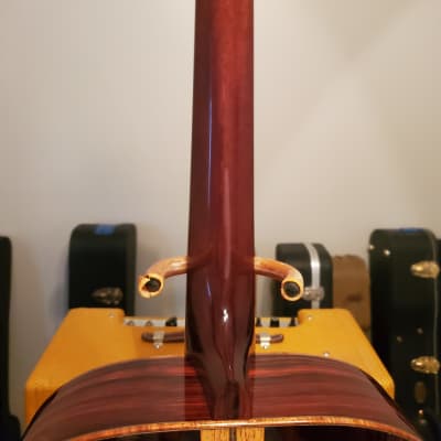 Huss and Dalton Custom MJ acoustic guitar 2012 Cocobolo and Redwood image 10