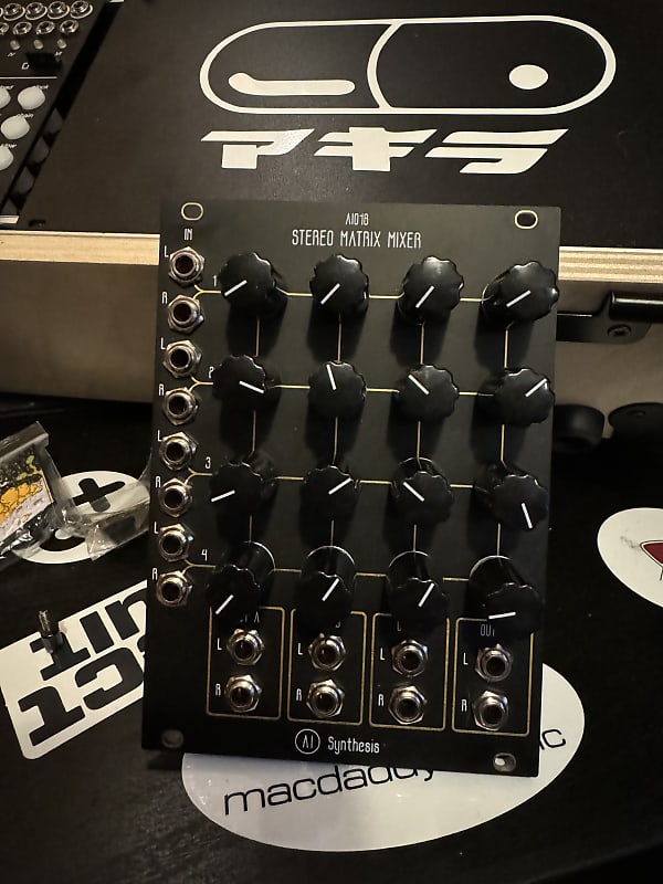 AI Synthesis AI018 Stereo Matrix Mixer - Black | Reverb