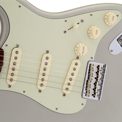 Fender Robert Cray Stratocaster Electric Guitar Rosewood FB, Inca Silver image 6