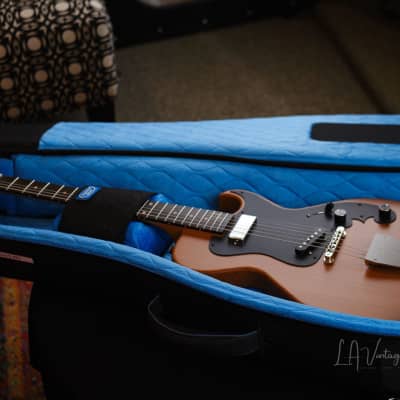 Grez "Folsom" Natural Single Cut Electric Guitar  - 1 Piece Redwood Body! image 10