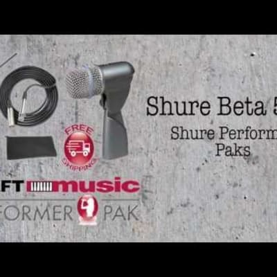 Shure Beta 56A Dynamic Drum & Instrument Microphone TRIPLE PERFORMER PAK image 2