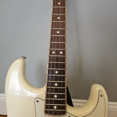 Fender Limited Edition American Standard Stratocaster Channel Bound 2016 - Olympic White image 5