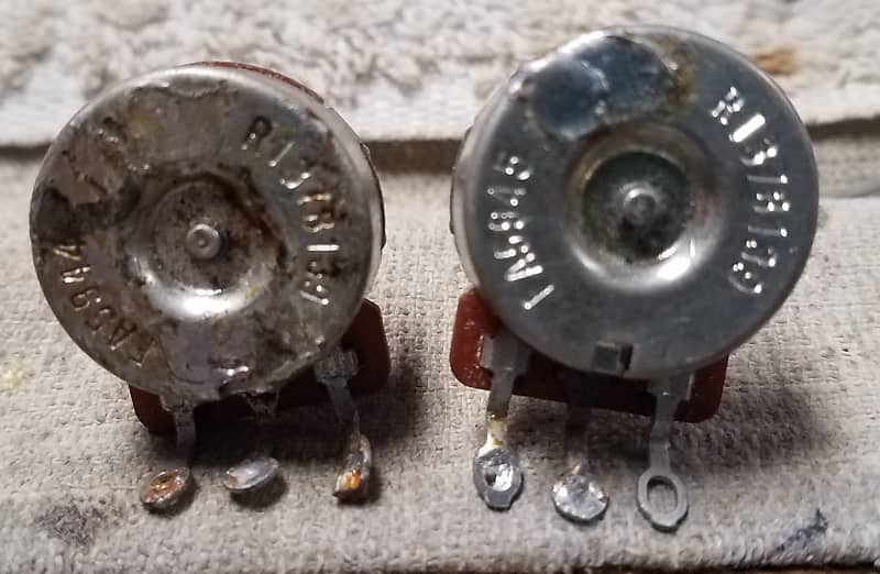 TWO 1981 250K 500K potentiometers CTS 137 8139 | Reverb