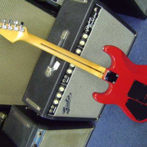 Squier II by Fender Korean Strat Electric Guitar 1997 red image 8