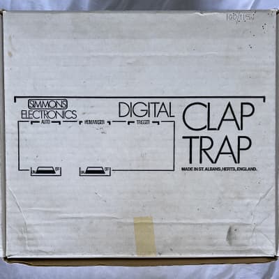 Simmons Digital Clap Trap Handclap Synthesizer 1980s - Black image 7