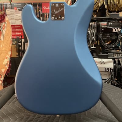 Fender American Performer Precision Bass®, Maple Fingerboard, Satin Lake Placid Blue image 7
