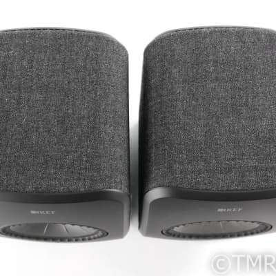 KEF LSX Wireless Streaming Speakers; Black Pair w/ Stands; Remote image 4