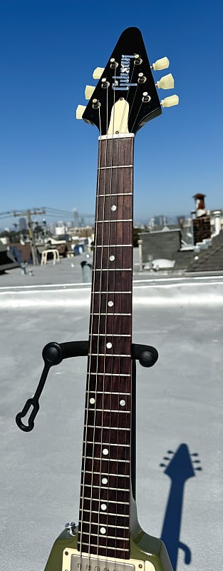 ギブソンDC Gibson Custom Les Paul Special DC Figured Mahogany Natural