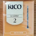 Rico RCA1020 Bb Clarinet Reeds - Strength 2 (10-Pack) 2010s Standard