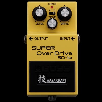 BOSS SD1W WAZA Craft Super Overdrive Pedal for sale