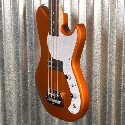 G&L USA Fullerton Deluxe Fallout Bass 4 String Tangerine Metallic & Bag #9009 image 7