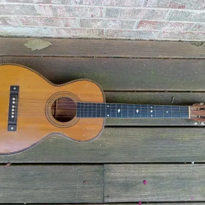 Vintage 1920's Herwin Acoustic Parlor Guitar Project! Record Label, Charlie Patton! image 2