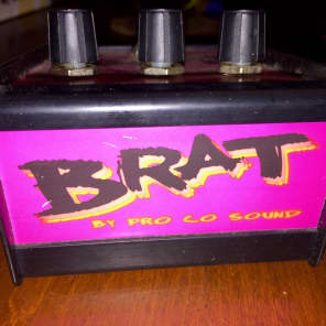 Pro Co BRAT ディストーション MADE IN USA ProCo BRAT distortion/fuzz pedal RARE all original made in