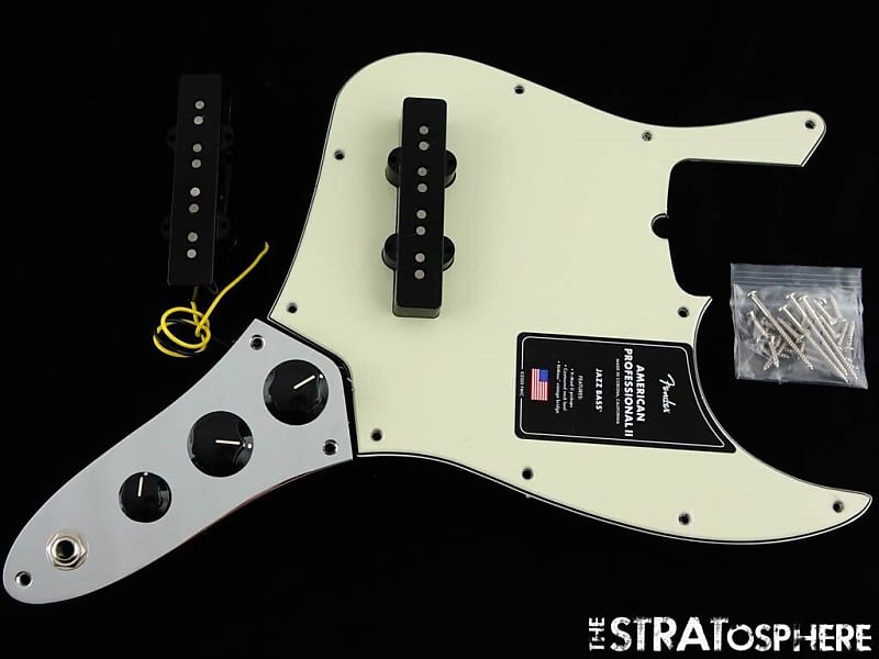 Jazz bass deals loaded pickguard