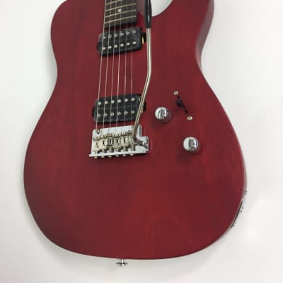 Kapok KATLSRD Thinline Merlot Red HTL Electric Guitar, Coil Split Humbuckers image 2