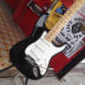 Fender Strat, Stratocaster 1988 Black