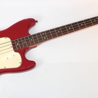 Fender Musicmaster Bass • 1973 • Dakota Red • Very Good Cond image 1