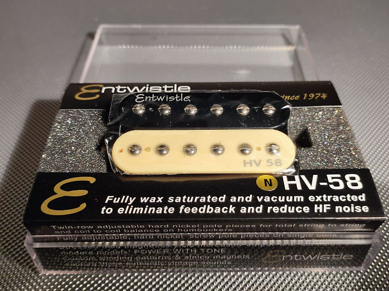 Entwistle HV 58 Pickup Black Neck Humbucker OVP Reverb