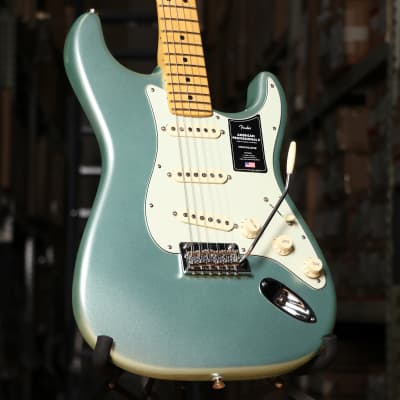 Fender American Professional II Stratocaster, Maple Fingerboard, Mystic Surf Green image 1