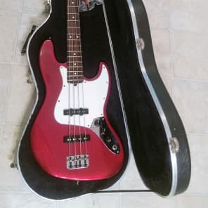 Fender 50th Anniversary American Standard Jazz Bass 1996 Red image 4