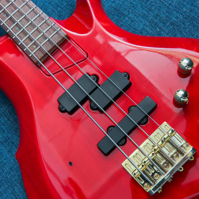 Grass Roots G-FR-58B Forest Bass 1998 See Thru Red | Reverb