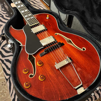 2021 Eastman AR372CEL Left-Handed Archtop Electric w/ Case, Pro Setup #0553 image 7