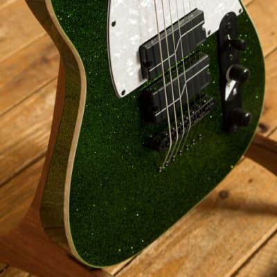 ESP LTD SCT-607 | Baritone - 7-String - Green Sparkle image 6