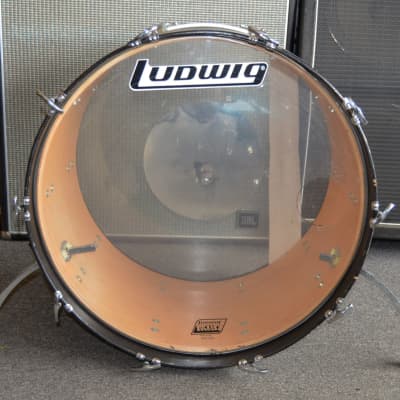 Ludwig 6 Ply Maple Shell 24" Bass Drum Owned by Neal Smith of the Alice Cooper Group - #9167 1980's image 1