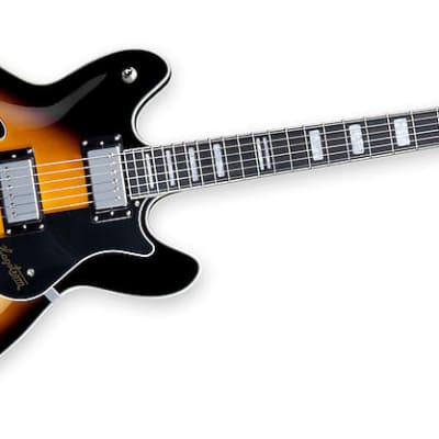 Hagstrom VIK-TSB Viking Semi-Hollow Body Canadian Hard Maple Neck 6-String Electric Guitar-(B-Stock) image 1