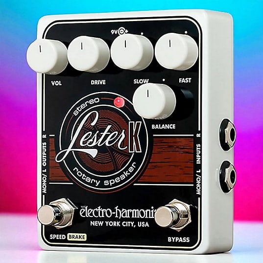 Electro-Harmonix Lester K Stereo Rotary Speaker Pedal – Lush Rotary Cabinet Emulation for Keyboard & Guitar image 1