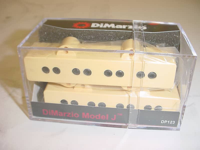 Dimarzio Dp123 Model J Bass Pickup Set Cream Reverb 5584