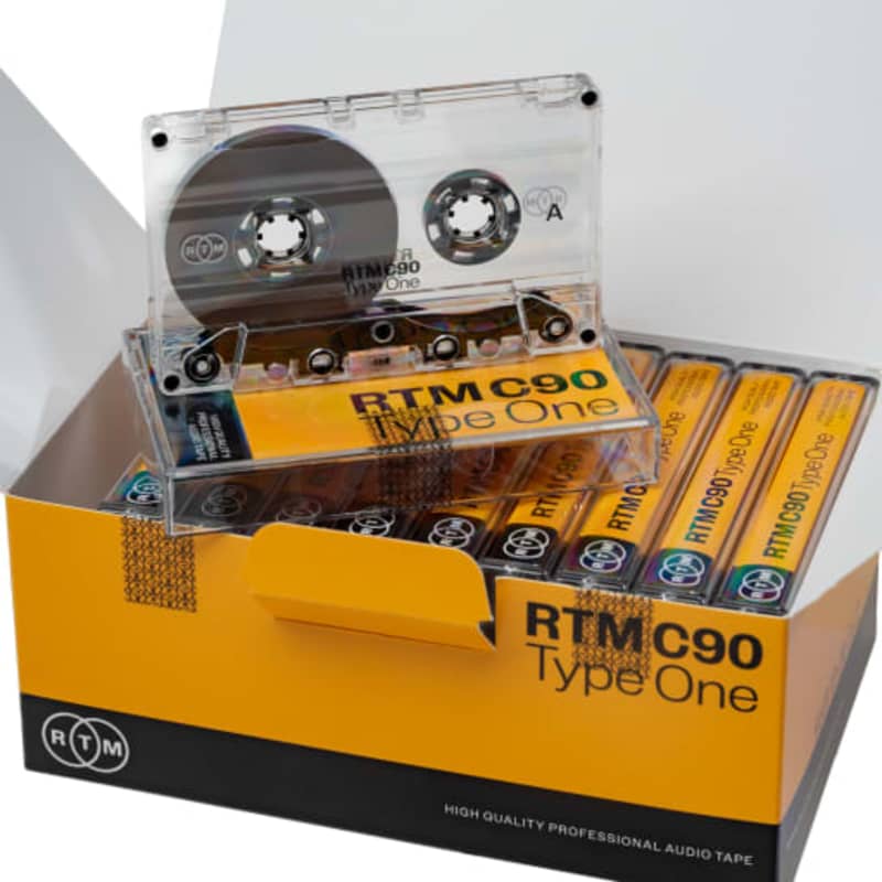 Recording The Masters - RTM / 10.5 Metal Take Up Reel in BLACK With Hinged  Box