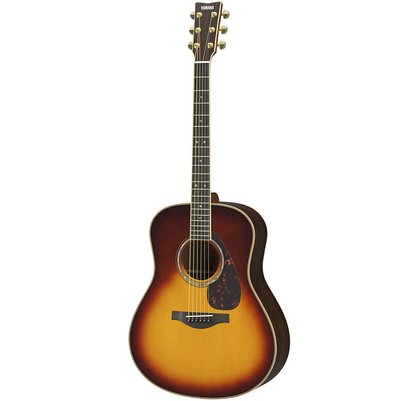 Yamaha LL16 ARE Original Jumbo Acoustic-Electric Guitar - Brown Sunburst