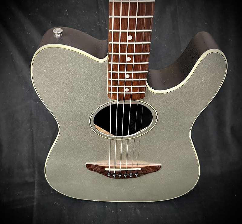 Fender Telecoustic - Silver | Reverb