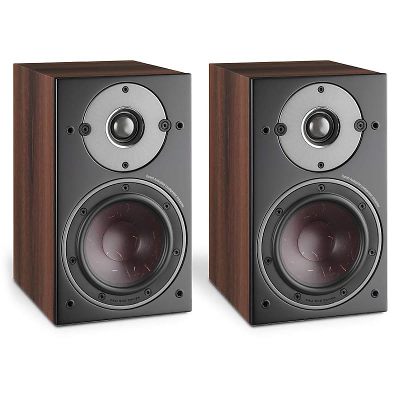 Dali: Oberon 1 Passive Bookshelf Speakers - Dark Walnut (Pair)  			