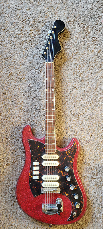 Norma 4-Pickup 1960's Red Sparkle image 1