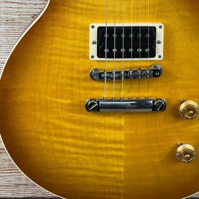 Gibson Les Paul Standard 50s Faded Electric Guitar, Vintage Honey Burst image 4