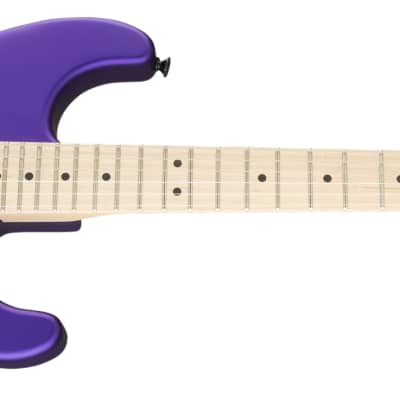 Charvel USA Select San Dimas Style 1 HSS FR Satin Plum Electric Guitar With Case image 4