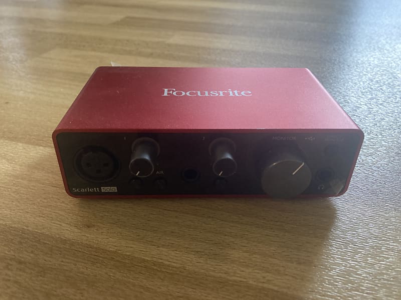 focusright scarlett solo 3rd Gen. | Reverb