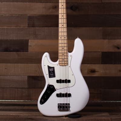 Fender Player Jazz Bass Left-Handed, Maple FB, Polar White image 3