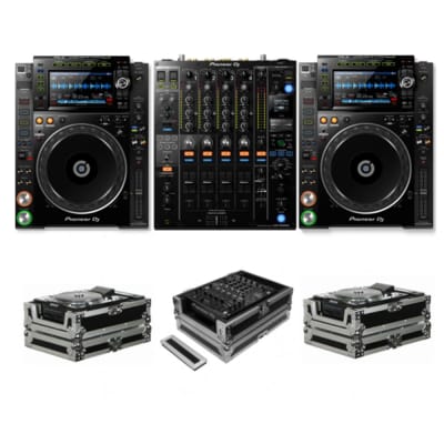PIONEER DJ CDJ-2000 NXS2 + DJM-900 NXS2 + FZCDJ & FZ12MIXXD CASES BUNDLE DEAL image 5
