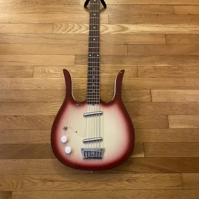 Jerry Jones Lefty Bass VI 1990's Redburst for sale